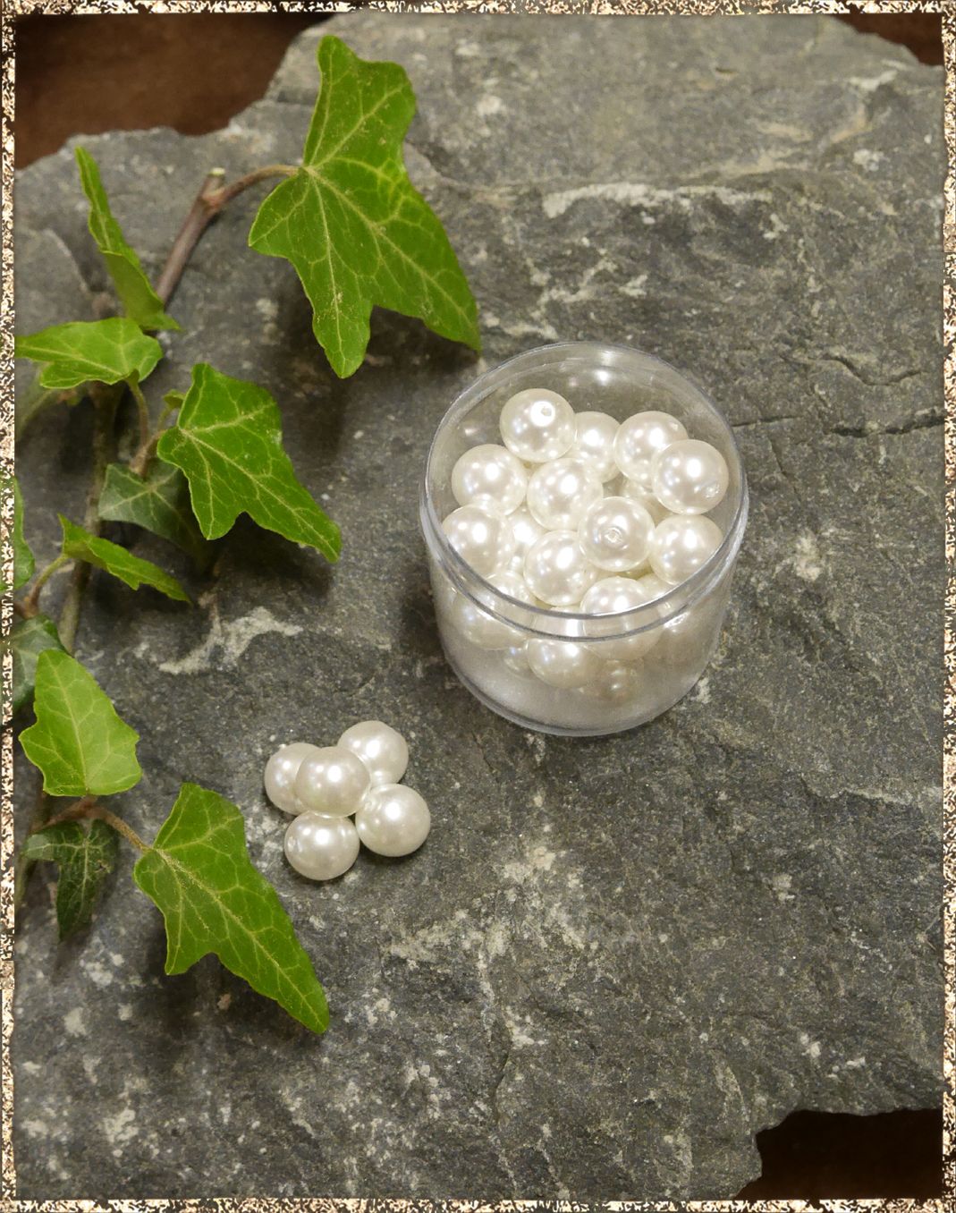 Perlen weiß 10 mm